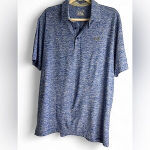 LG Blue Polo Shirt Athletic Moisture-Wicking